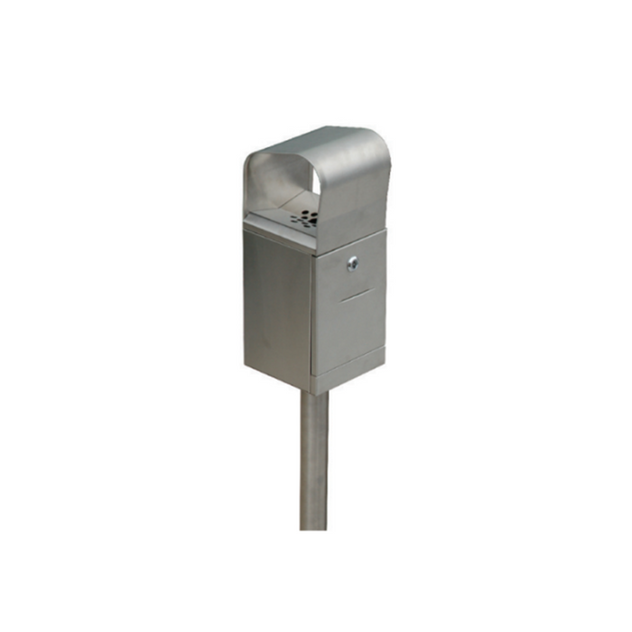Wall mounted Envyrozone CN Tower ashtray in public space