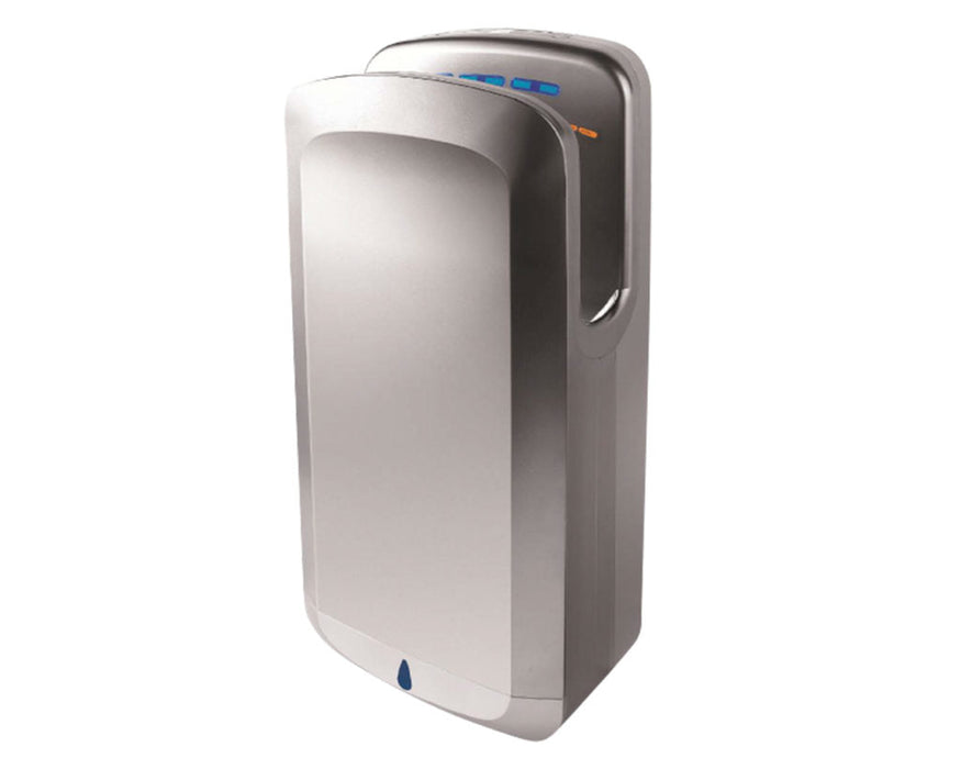 Dual Flow Jet Series high-speed cavity hand dryer showing slim modern design and hands-in opening