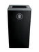 Front view of black Spectrum Cube with full-opening lid
