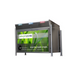 Envyrozone Hazleton EL-003 420 L 3-stream recycling station in stainless finish
