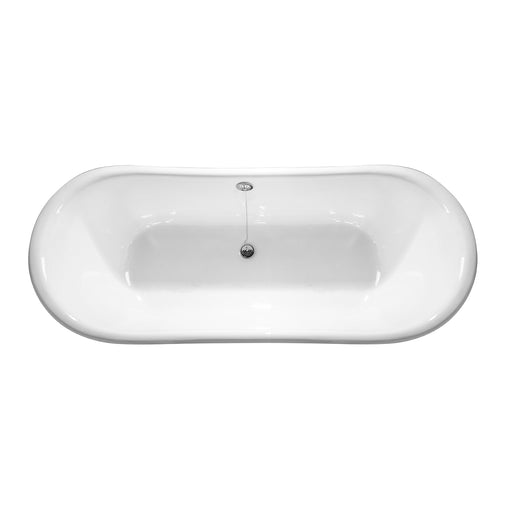 Kelpie Freestanding Bathtub – Top View