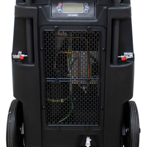 XPOWER XD-165L LGR Dehumidifier, 165 PPD, Auto Purge Pump, Handle and Wheels, view 2 of 14