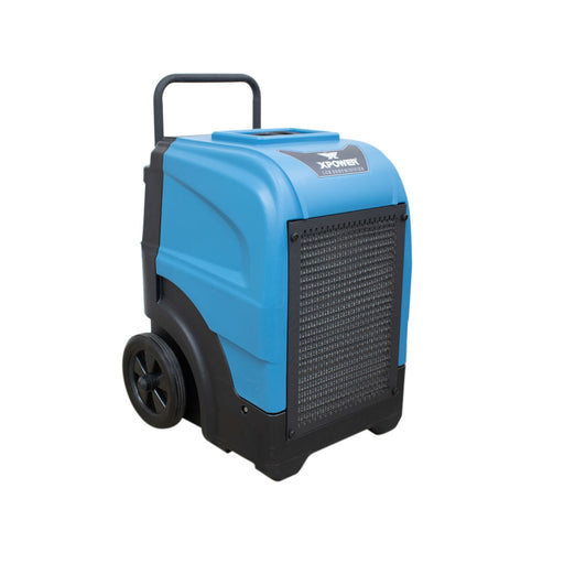 XPOWER XD-165L LGR Dehumidifier, 165 PPD, Auto Purge Pump, Handle and Wheels