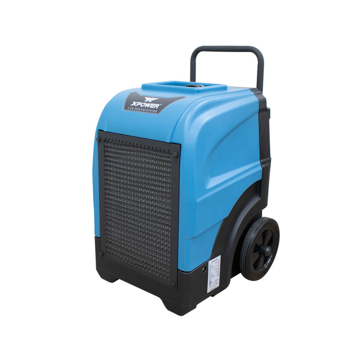 XPOWER XD-165L LGR Dehumidifier, 165 PPD, Auto Purge Pump, Handle and Wheels, view 8 of 14