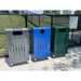Envyrozone Murano CA-340 135 L outdoor waste bin in gray with slot opening