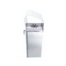 Painted steel Rialto ashtray with locking drawer and key mechanism
