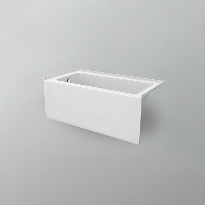 Acritec Simplicity Pure Alcove Acrylic Bathtub – Dimensions Unspecified