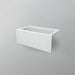 Acritec Simplicity Pure Alcove Acrylic Bathtub – Dimensions Unspecified
