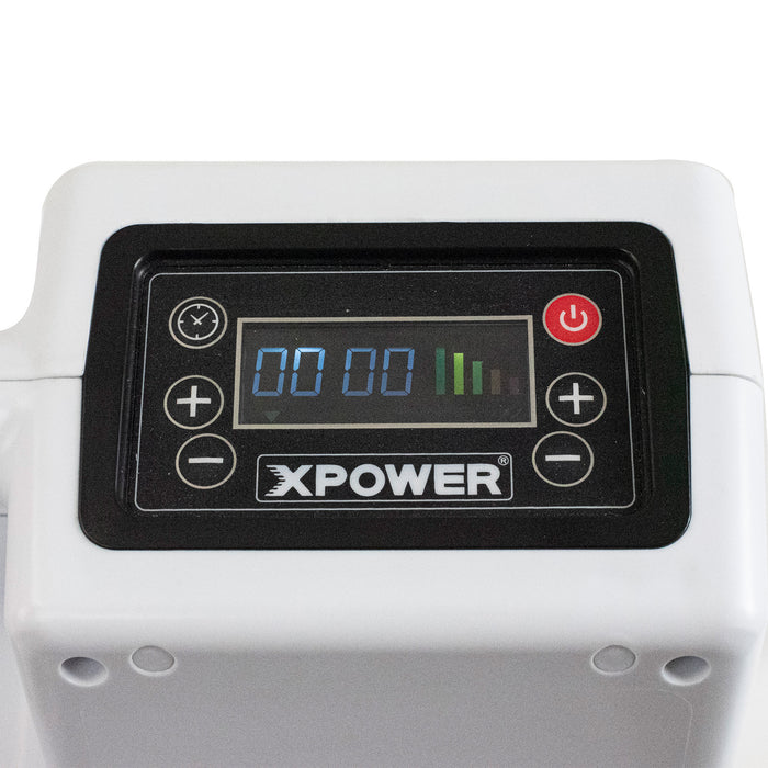 XPOWER X-2800 Air Scrubber, 550 CFM, 3-Stage HEPA, Digital Control and Air Quality Monitor, view 2 of 10