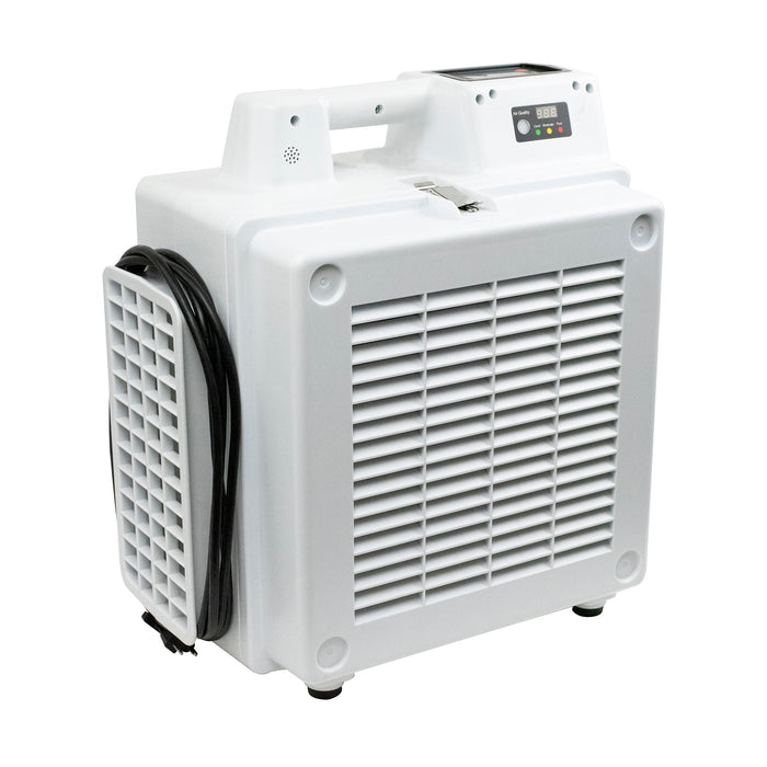 XPOWER X-2830 Air Scrubber, 550 CFM, 4-Stage HEPA, Digital Control and Air Quality Monitor, view 4 of 11