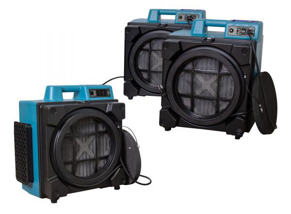 XPOWER X-3400A Air Scrubber, 600 CFM, 3-Stage HEPA, Variable Speed, GFCI Daisy Chain, view 10 of 11