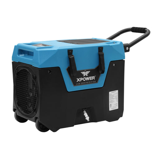 XPOWER XD-90L Commercial LGR Dehumidifier, 85 PPD, R32 Refrigerant, Auto Purge Pump, view 2 of 11