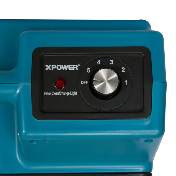 XPOWER X-2580 Mini Air Scrubber, 550 CFM, 4-Stage HEPA with Carbon Filter, view 4 of 7