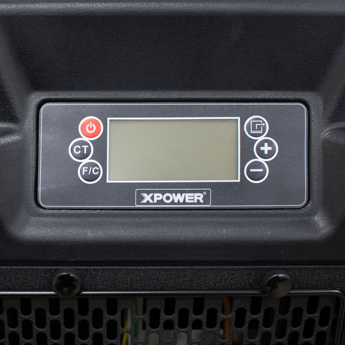 XPOWER XD-165L LGR Dehumidifier, 165 PPD, Auto Purge Pump, Handle and Wheels, view 14 of 14