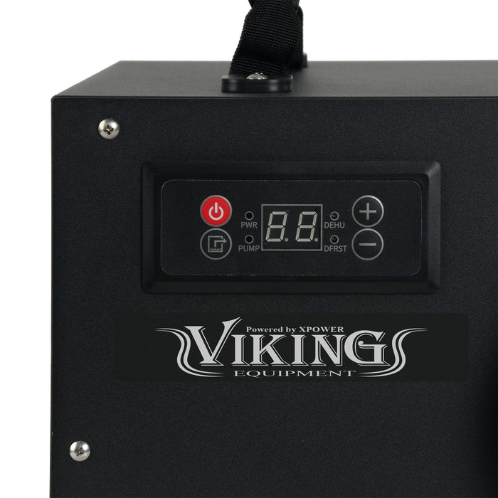 XPOWER Viking BD-65 Commercial Dehumidifier, 60 PPD, Stainless Steel Housing, R32, view 4 of 15