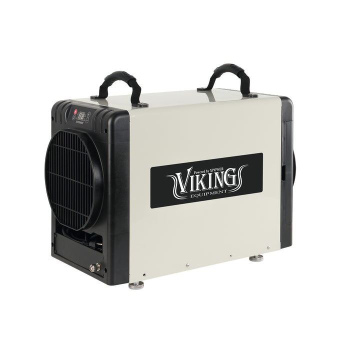 XPOWER Viking BD-90P Commercial Dehumidifier, 85 PPD, Stainless Steel Housing, R32, view 3 of 17