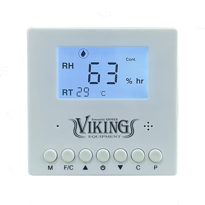 XPOWER Viking BD-90P Commercial Dehumidifier, 85 PPD, Stainless Steel Housing, R32, view 17 of 17